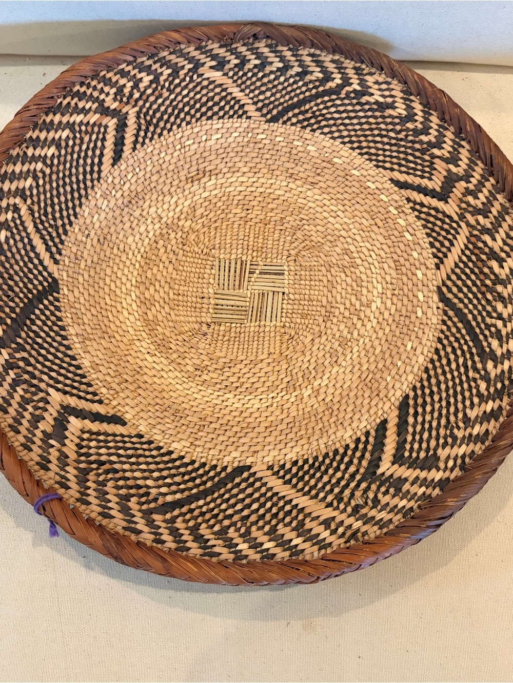 NEW Africa Woven Basket. Made by the Binga people of Zambia/Zimbabwe